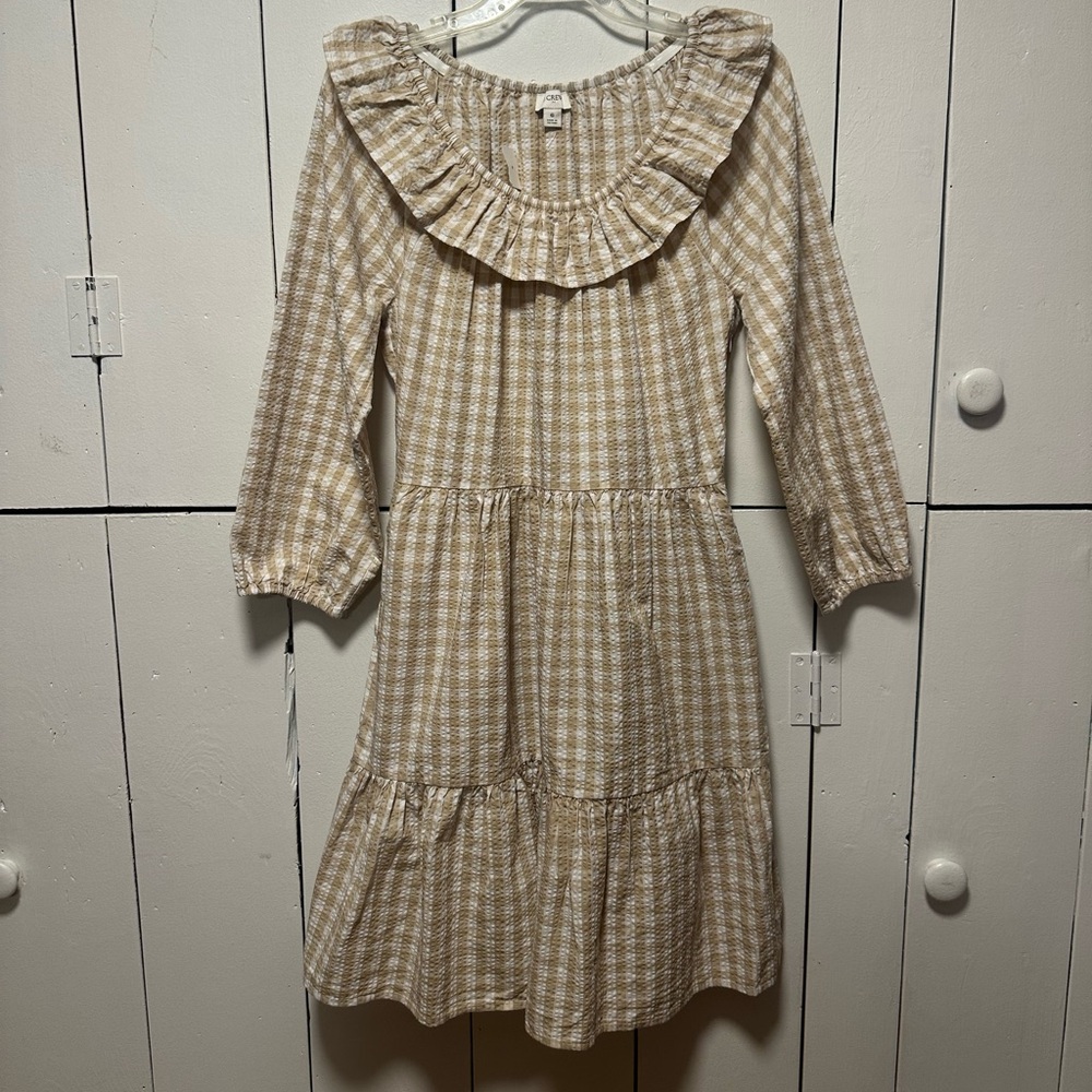 NWT J.Crew Gingham Dress